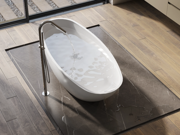 RUBY INFINITY - Freestanding oval bathtub by MOMA Design - view 2